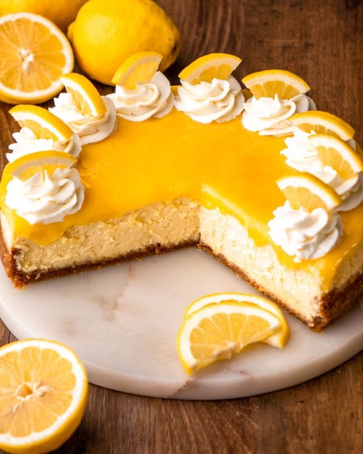 Cheesecake cu lămâie